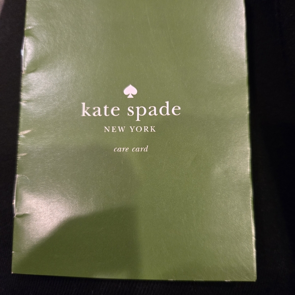 Kate Spade Black and Cream Striped Crossbody Leather Women's Bag - Picture 5 of 11